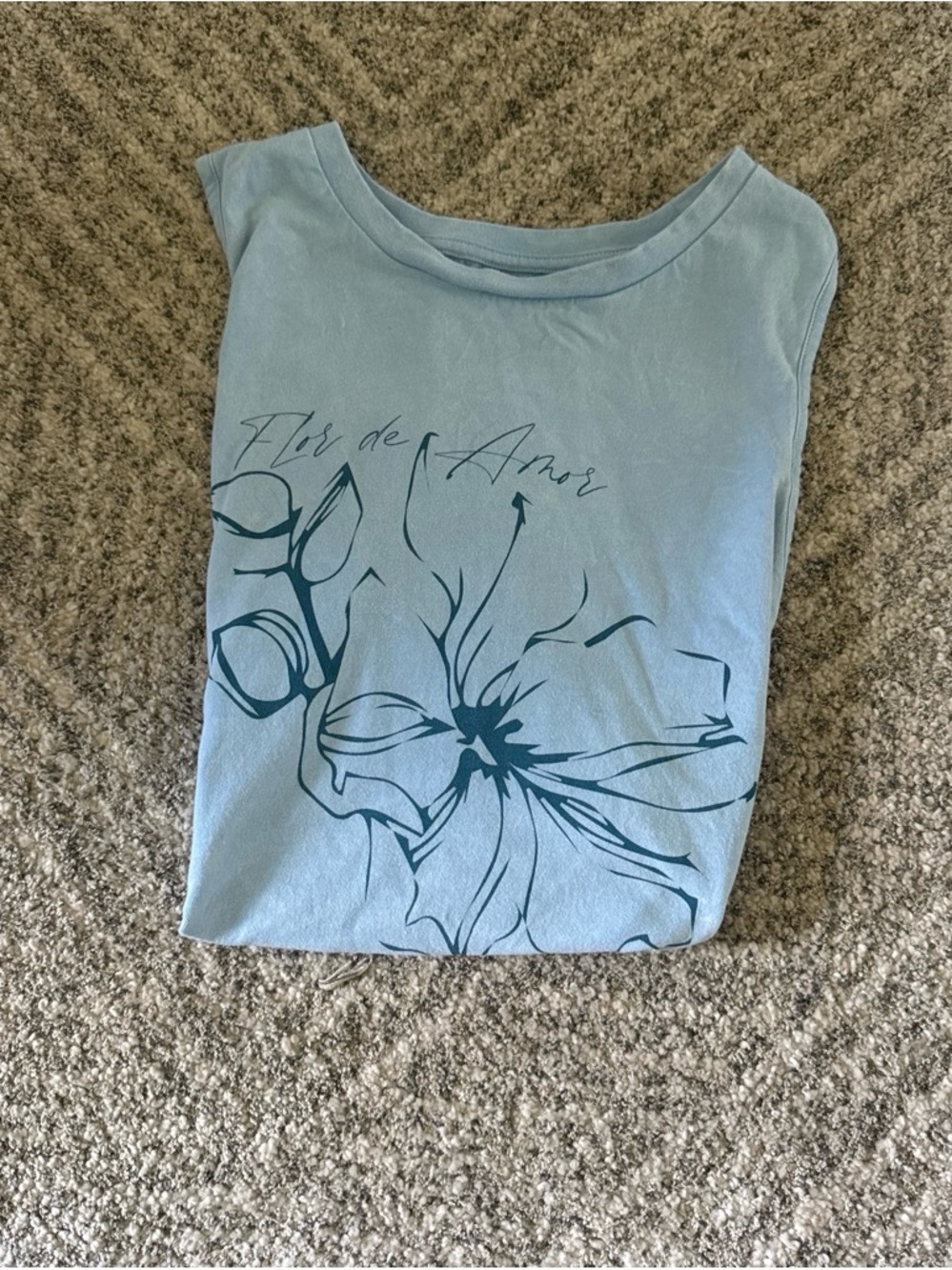 ALOHA Collection Light Blue Floral Camisole